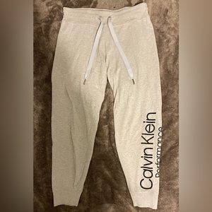 Gray, Calvin Klein performance joggers